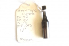 Shank Type Shaper Cutter Fellows DP 52 PA 20 Lot 0218